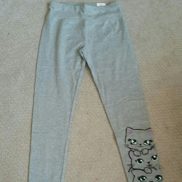 Justice Other - !NEW! Girls Full Length Cat Leggings